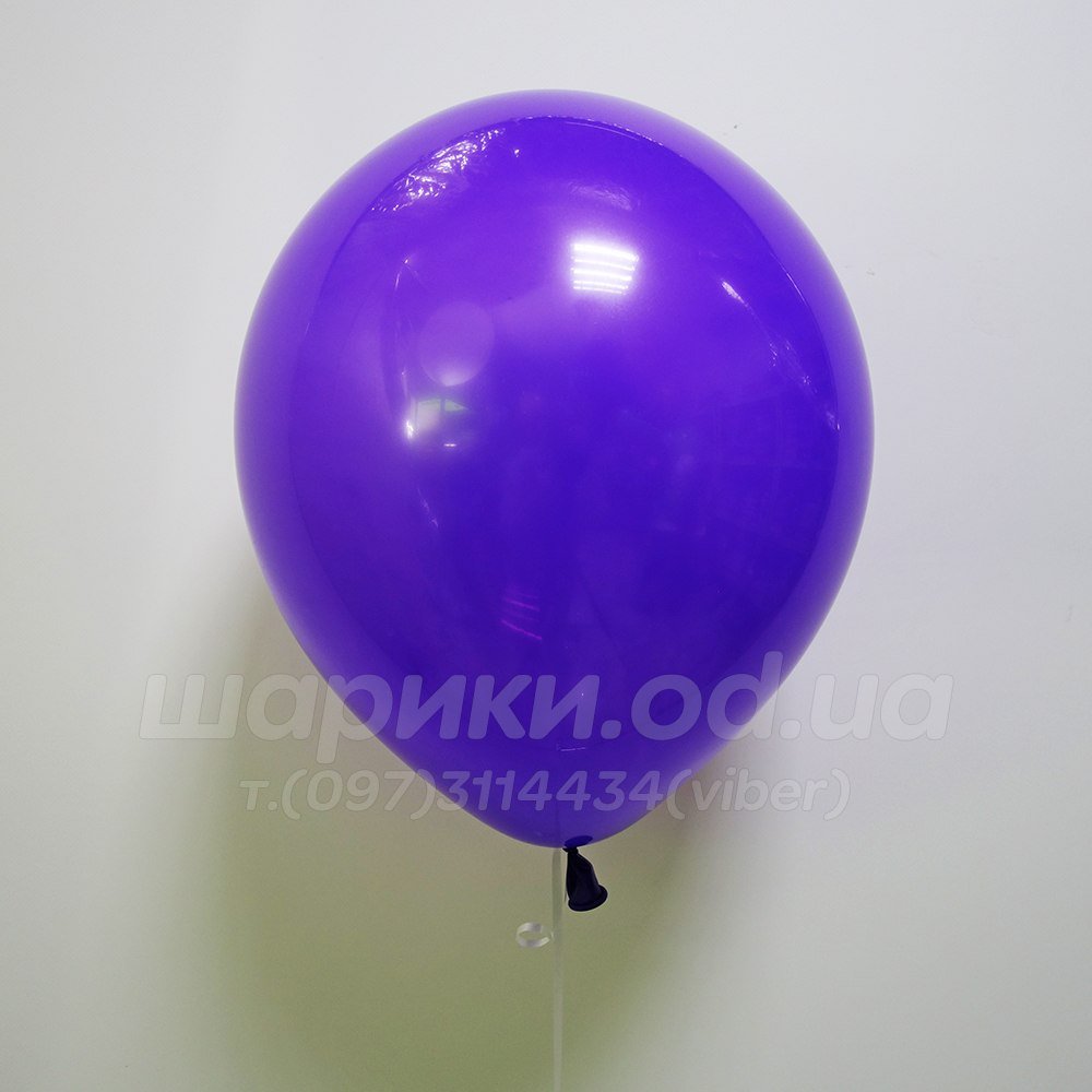 Фиолетовый гелиевый шарик